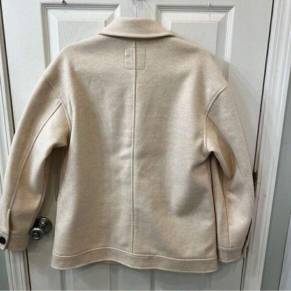 Bagatelle Collection Utility coat with 4 pockets in cream- NWOT - Picture 5 of 11